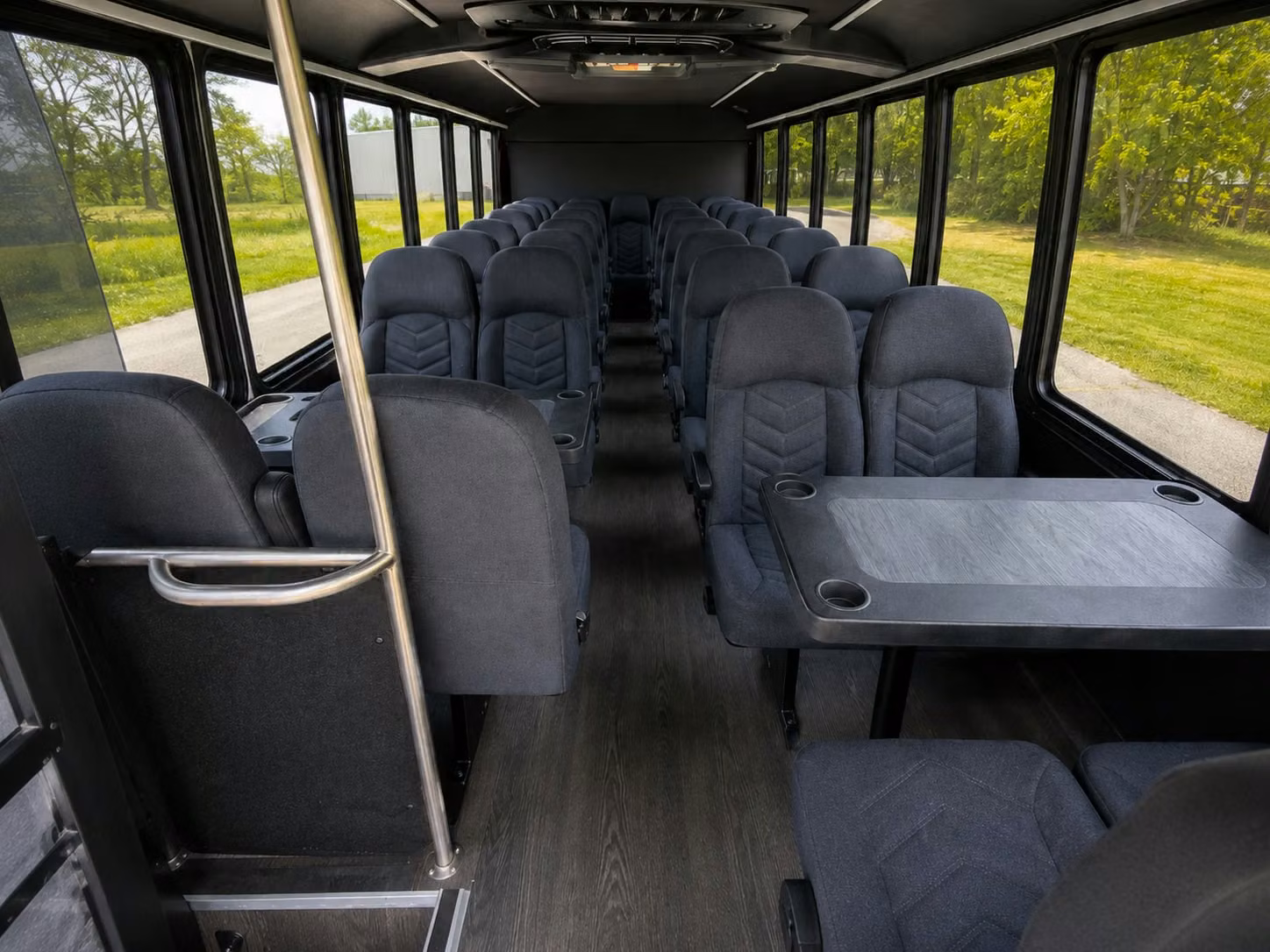 15 passenger minibus interior