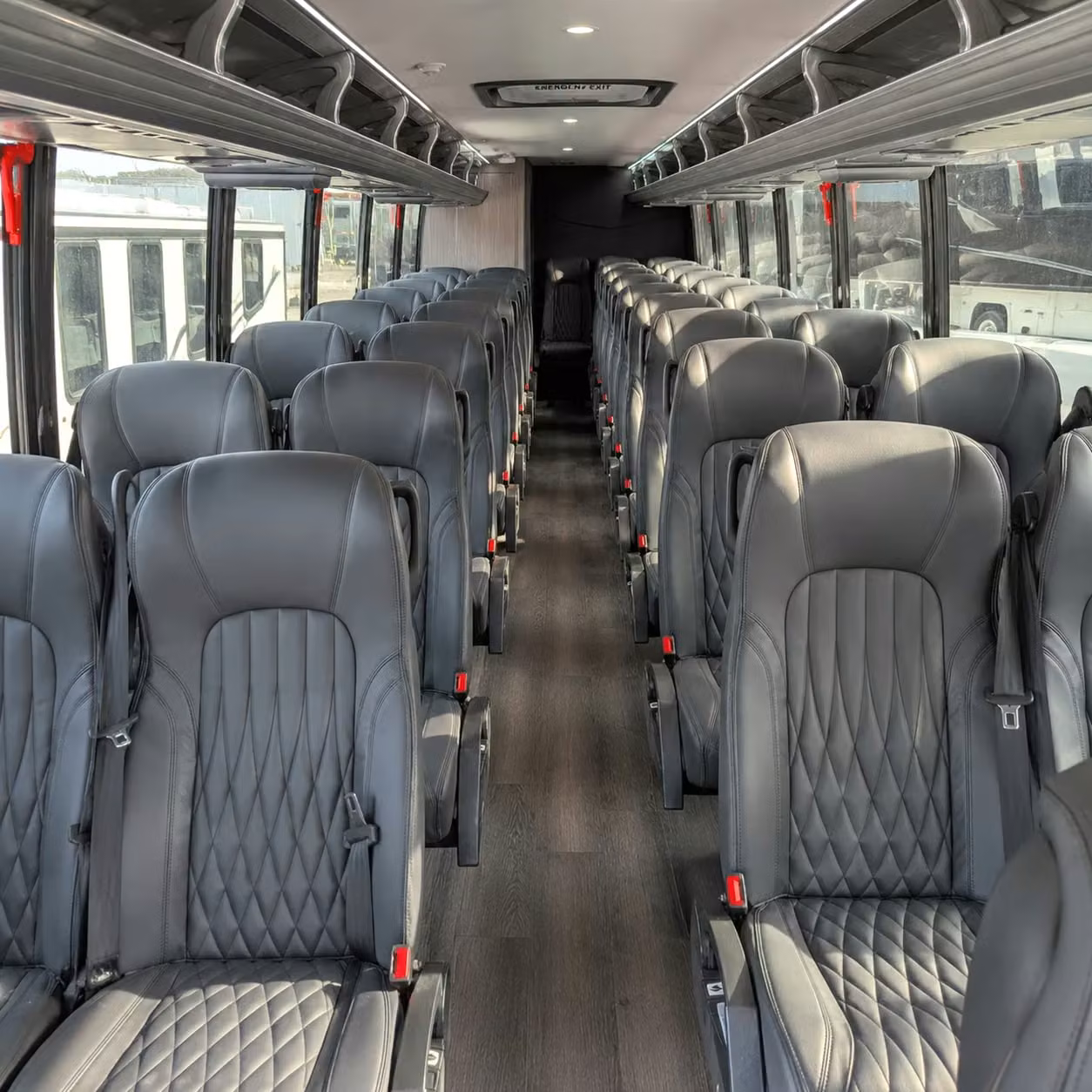 30 passenger minibus inside
