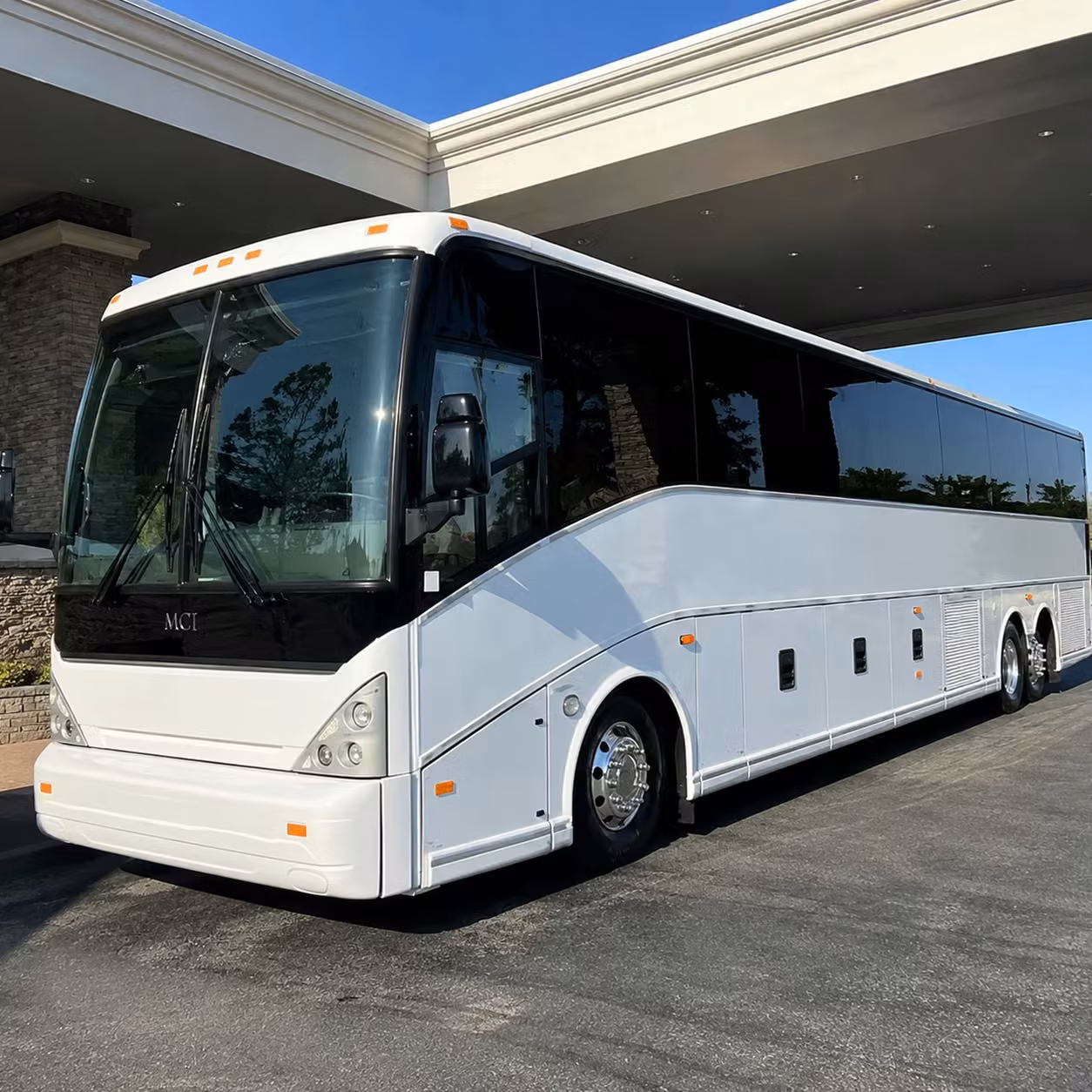 56 passenger charter bus