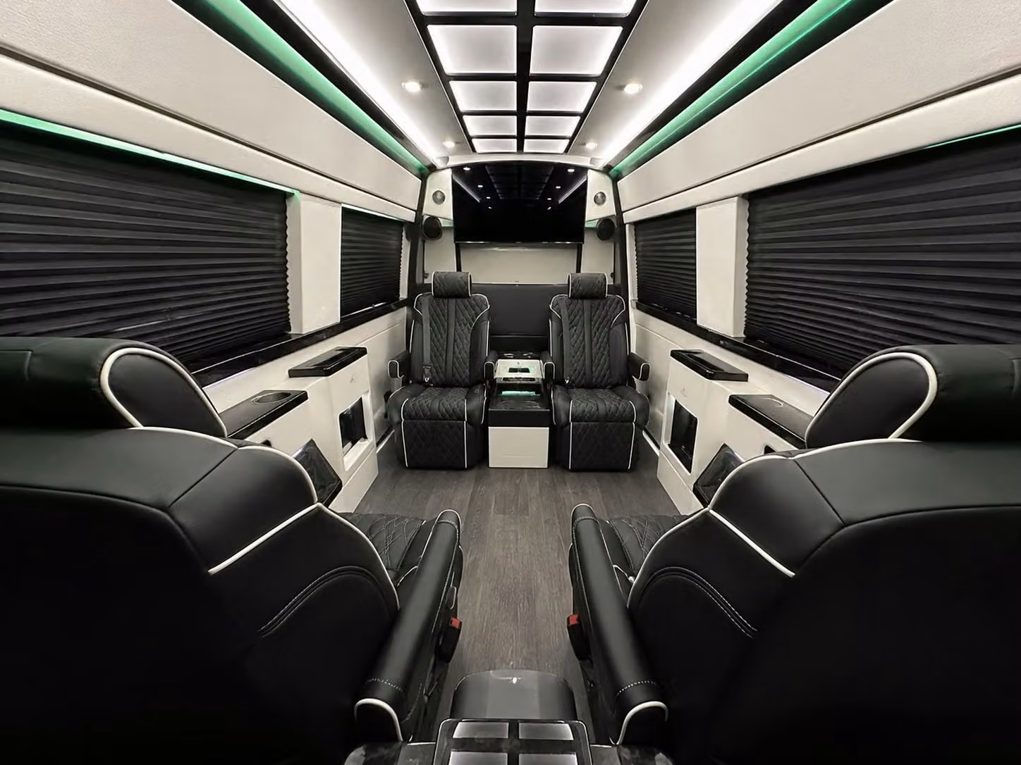 sprinter van with driver interior