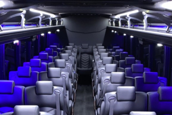 St. Paul Charter Bus Interior