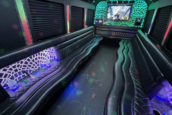 St. Paul Limo Bus Interior